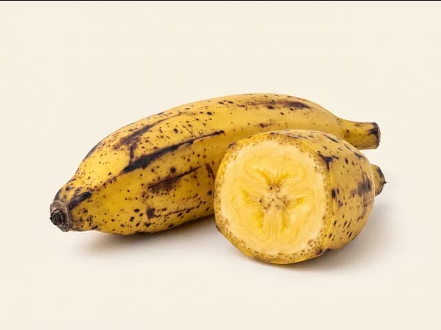 Nendran banana (ripe Kerala plantain) — photograph