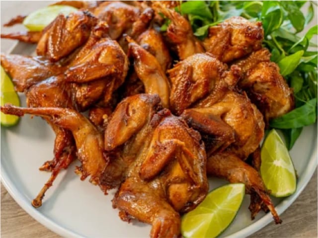 Country chicken, duck and quail — three birds, one verdict — photograph