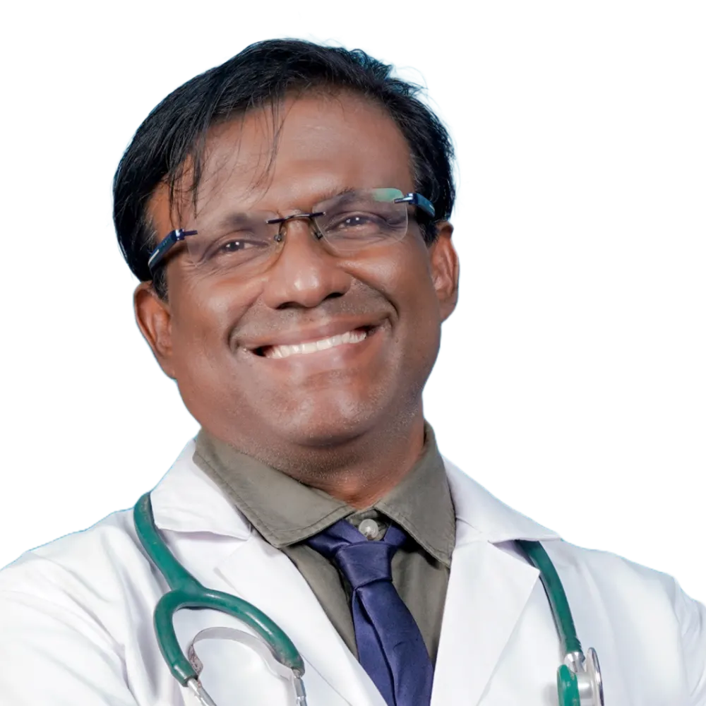Dr. Dante Ruskin, diabetologist & intensivist, PPK Hospital, Marthandam